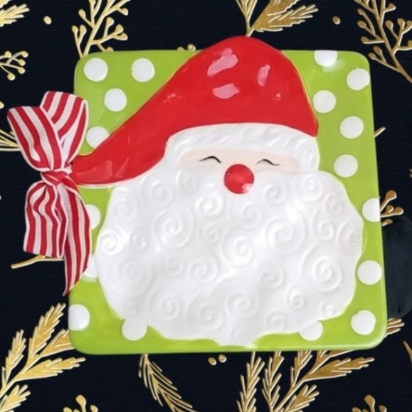 Other - Mudpie Santa Square Dish